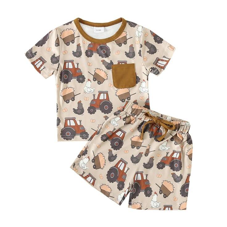Toddle baby wholesale summer short set