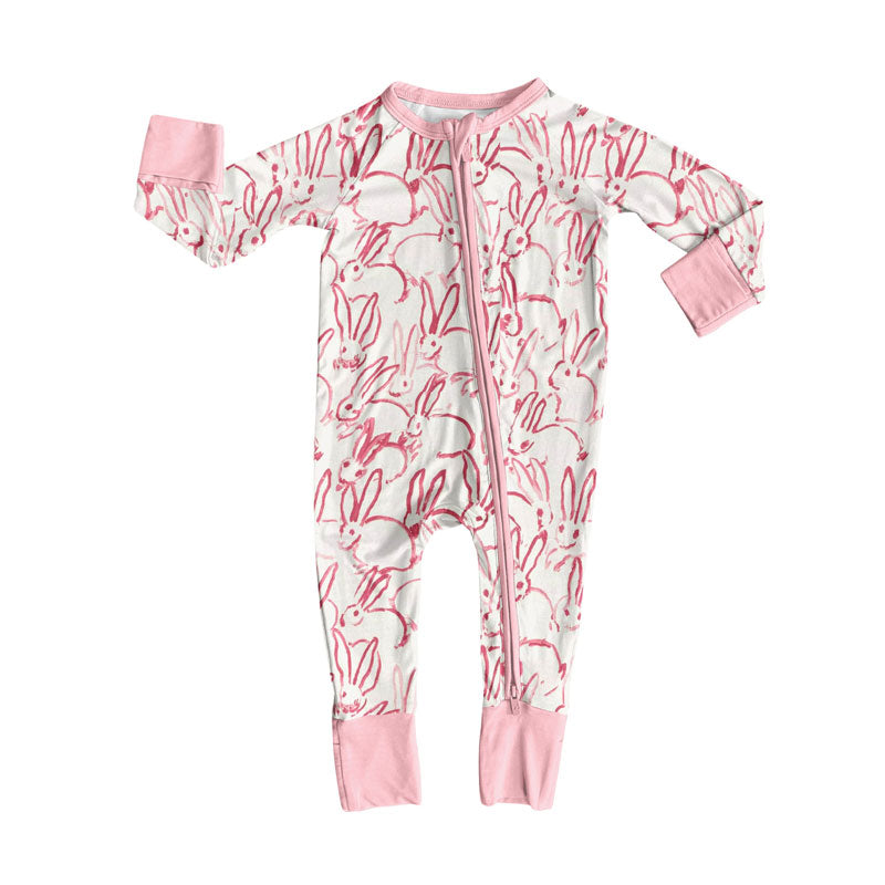 Toddle baby easter bunny design long sleeve romper wholesale factory price