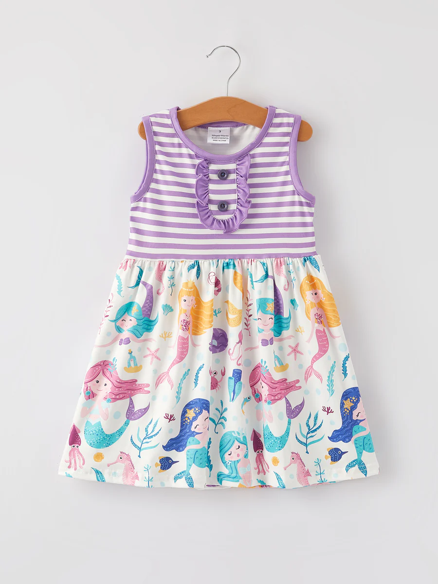 baby girl mermaid summer dress