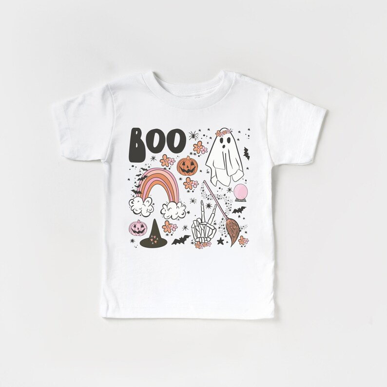infant baby short sleeve halloween ghost shirt