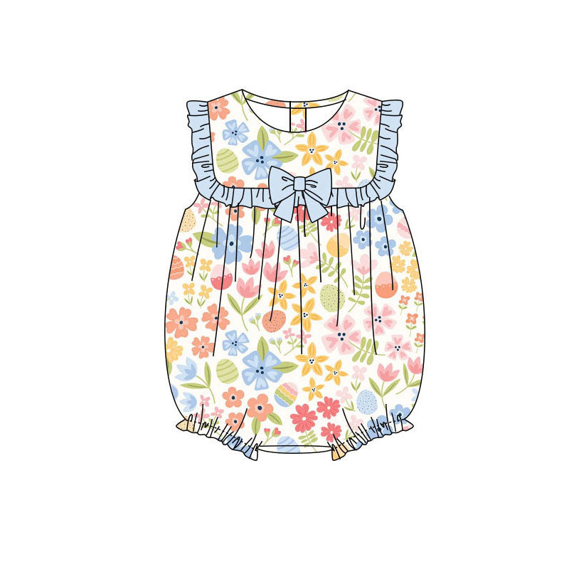 toddle baby flower print romper wholesale factory price