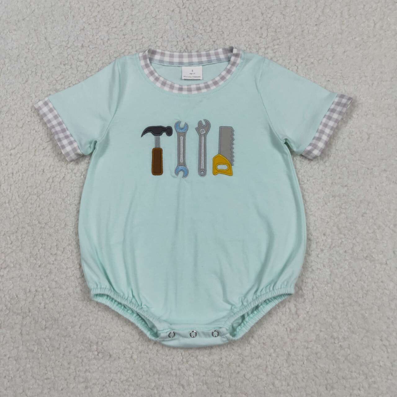 USA SHOP Embroidery Tool print toddle baby boy romper