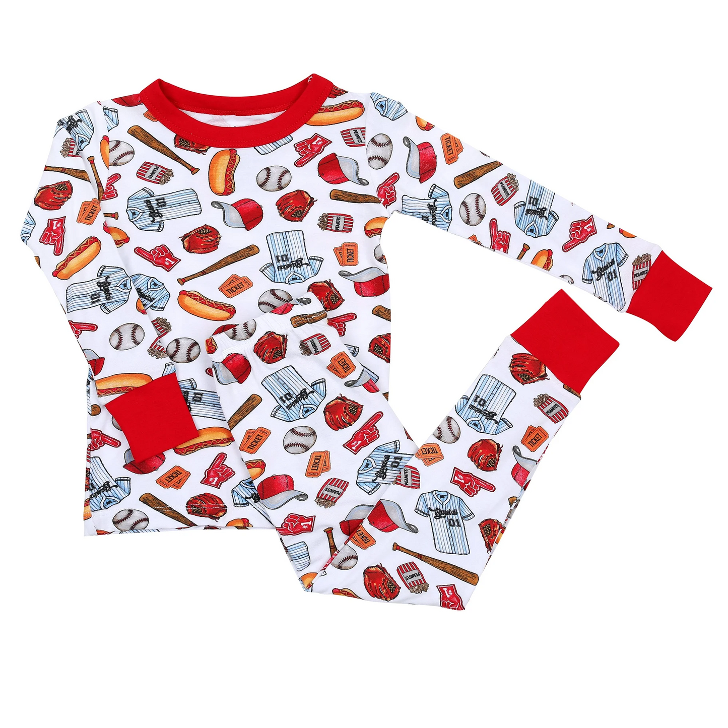 baseball sports game days long sleeve outfit