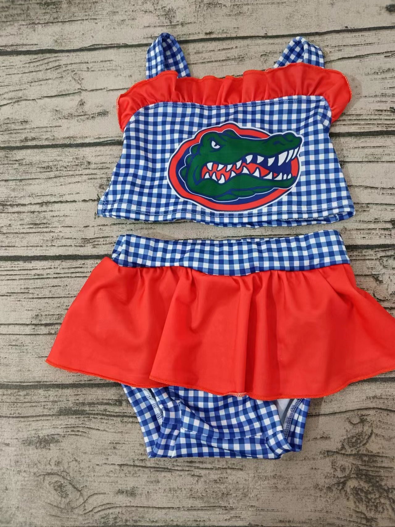 baby girls two pieces team design summer bathing suit