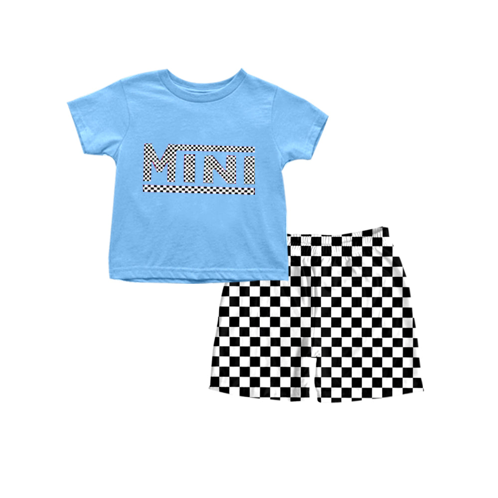 infant baby boy mini design summer outfit