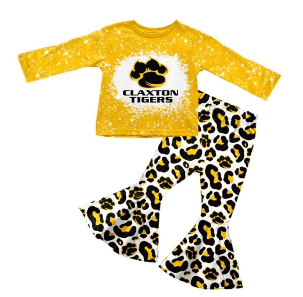 custom design baby girls team colleague pants outfit