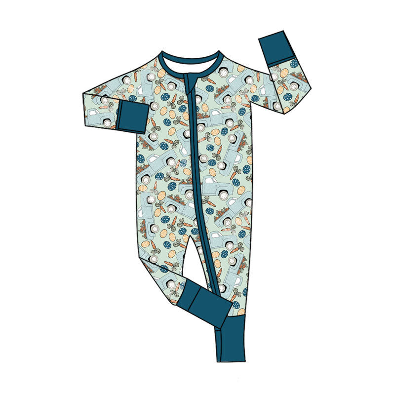 Easter bunny design kids baby holiday romper