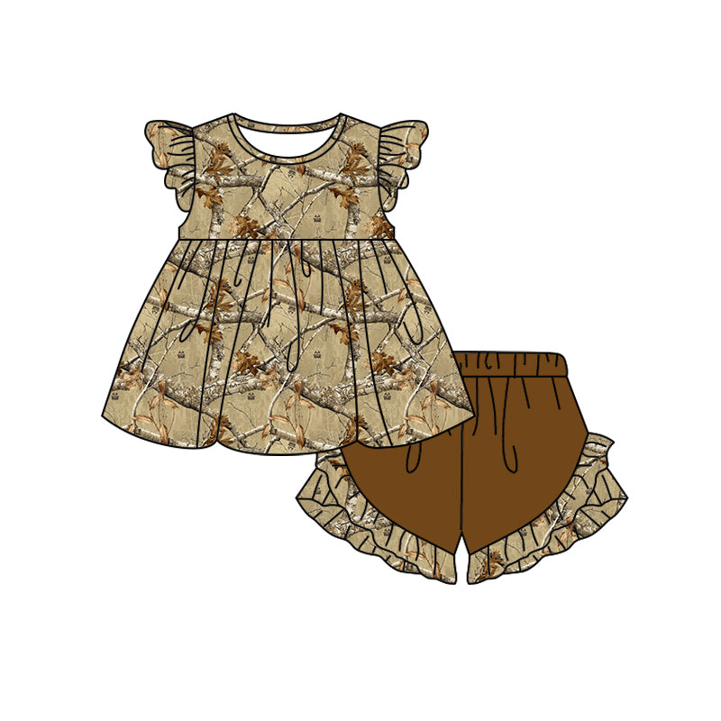 baby girl camo design outfit