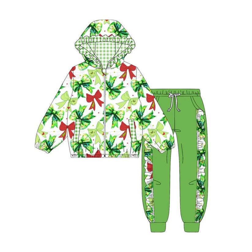 Baby girls Christmas design hoodie set