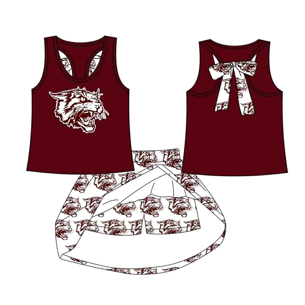 Baby girls custom team cheer outfit add shorts