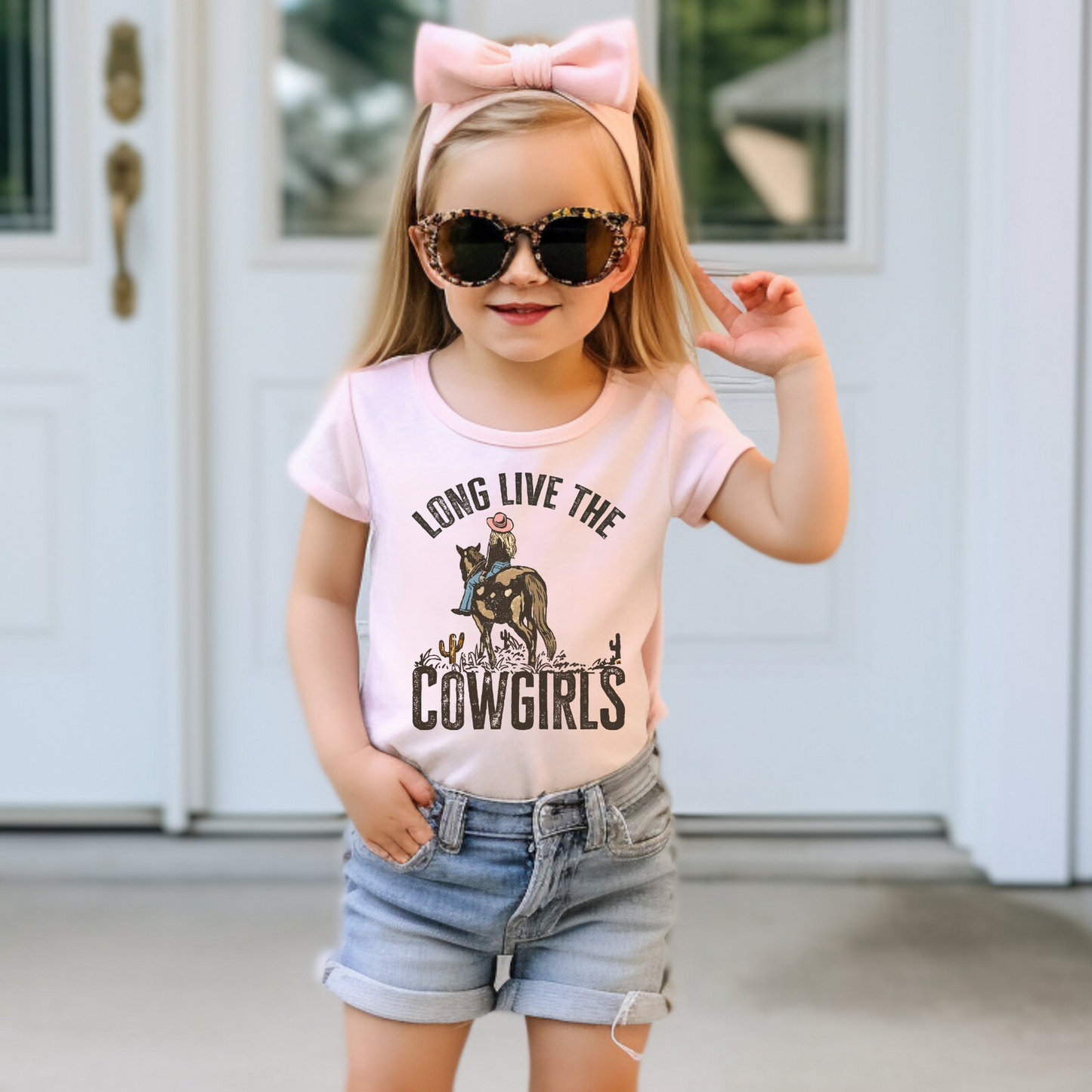 cowgirl western pink short sleeve shirt