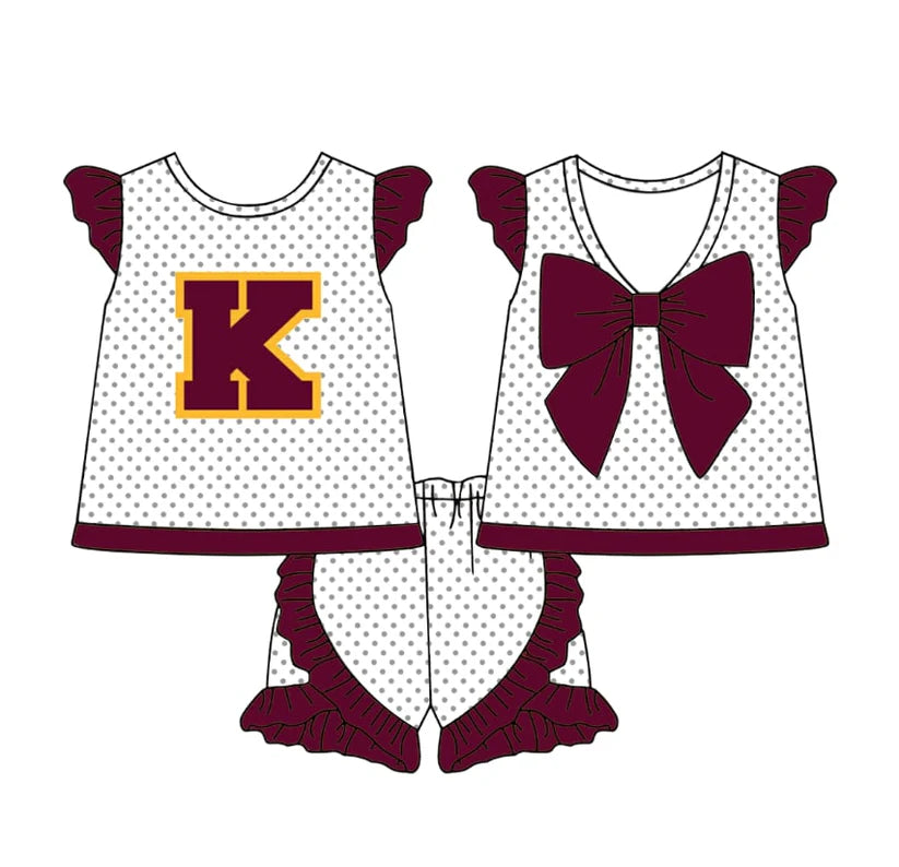 Kids custom team summer outfit