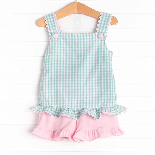 wholesale girls summer short outfit