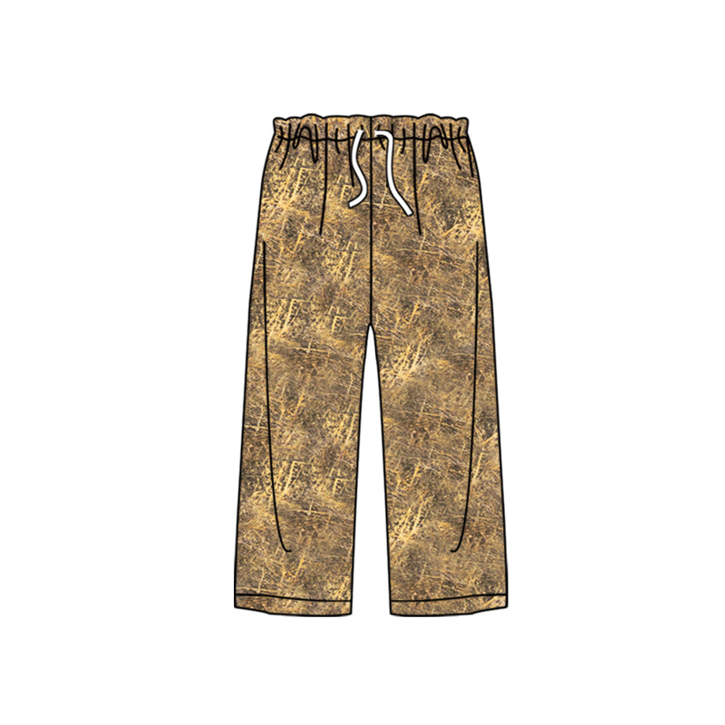 adult women milk silk long pants