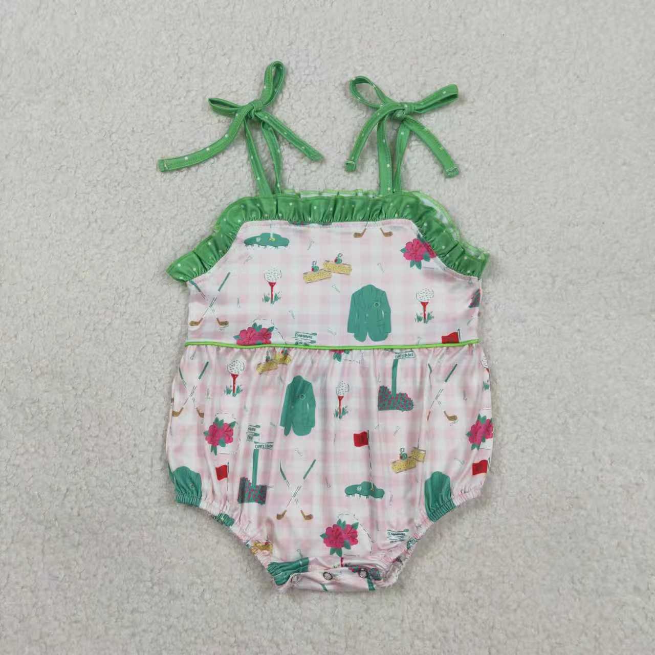 Golf design sister brother matching clothes