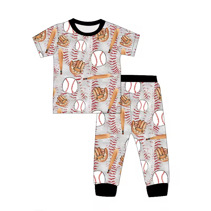 baby boy short sleeve baseball sports clothes
