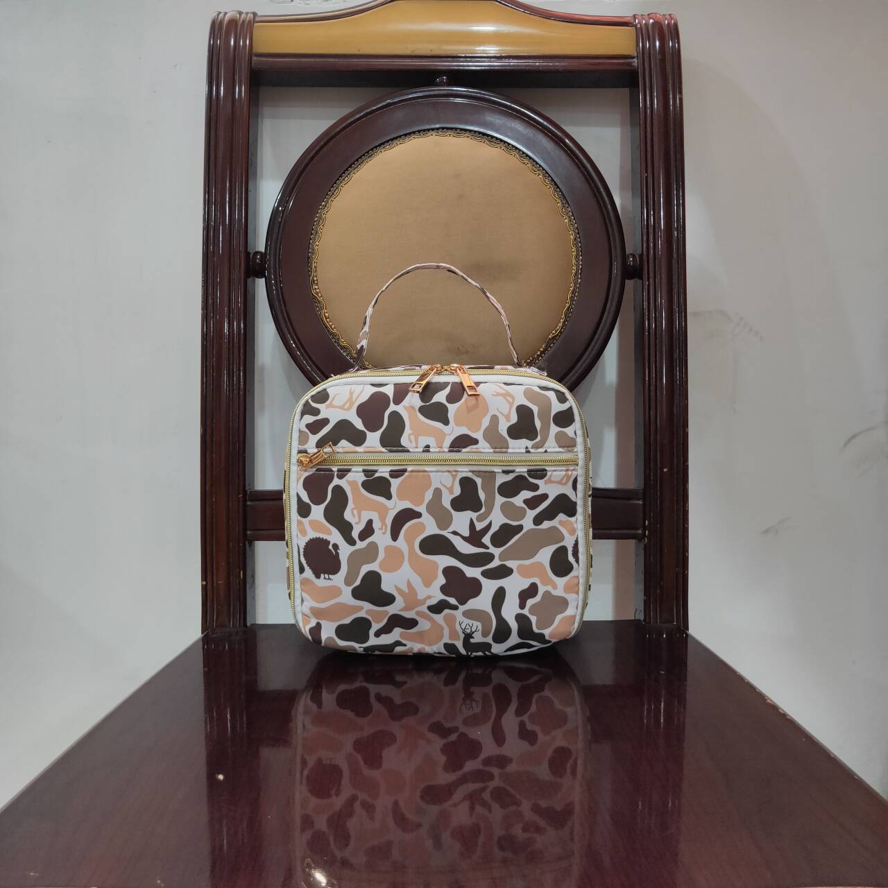 USA SHOP Wholesale kids deer turkey camo lunch box bag