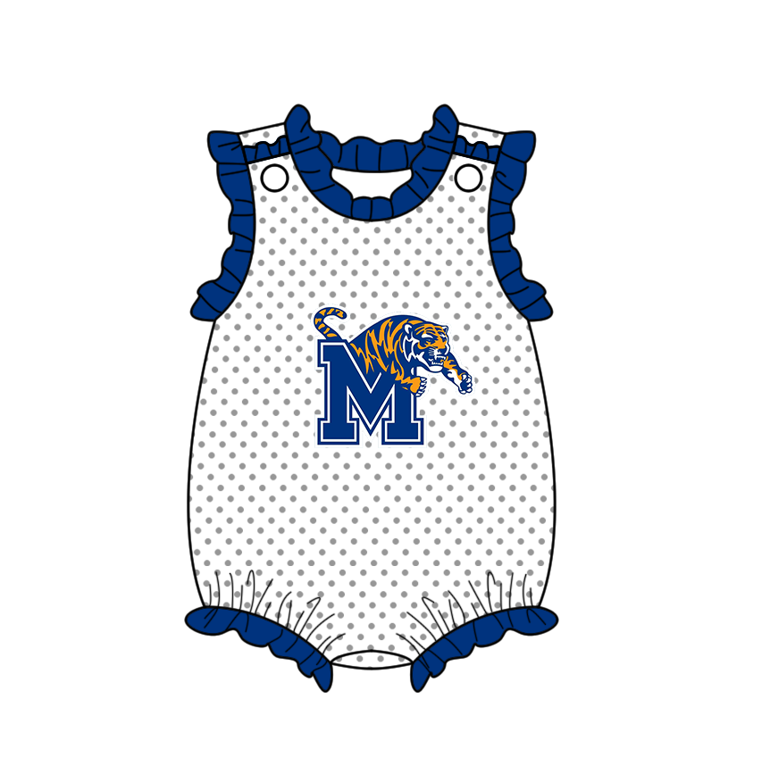 Team design toddle baby girl summer romper