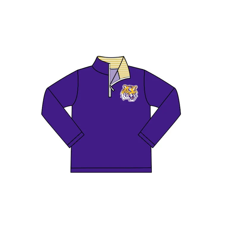 baby boy custom team design pullover top