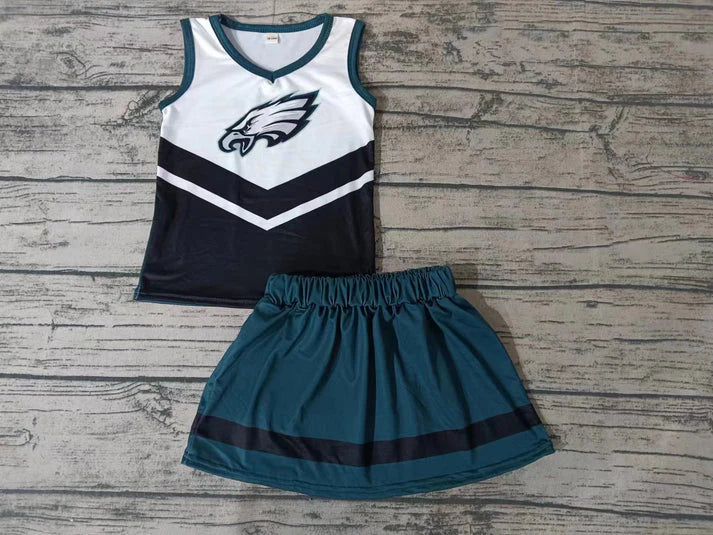 Baby girls custom team cheer outfit add shorts
