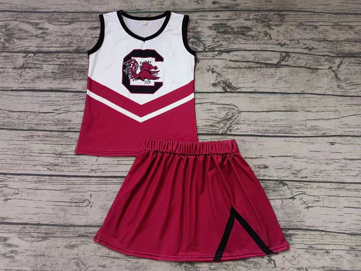 Baby girls custom team cheer outfit add shorts