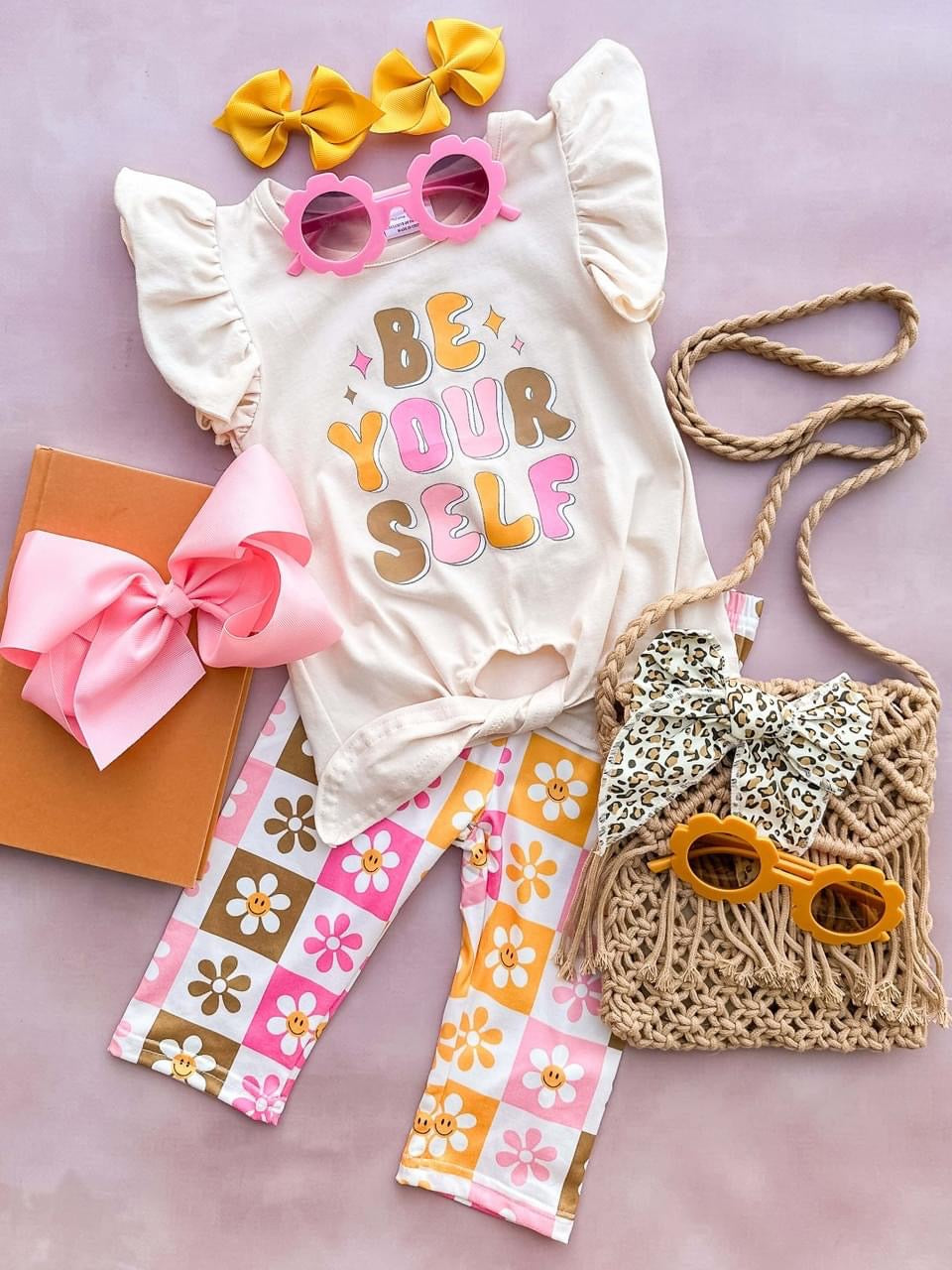 Wholesale girl boutique clothing set