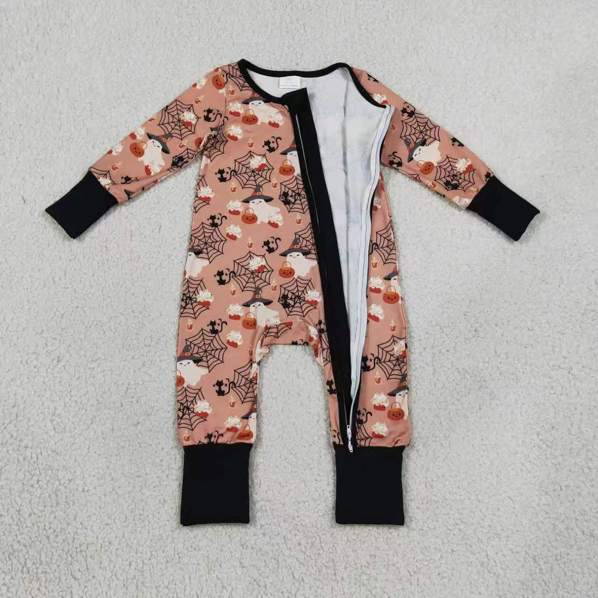 Halloween ghost long sleeve top romper matching outfit