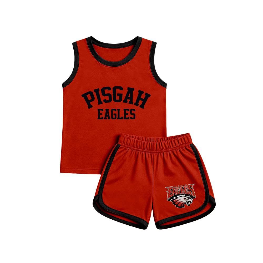 Custom team sleeveless top matching shorts boy summer outfit