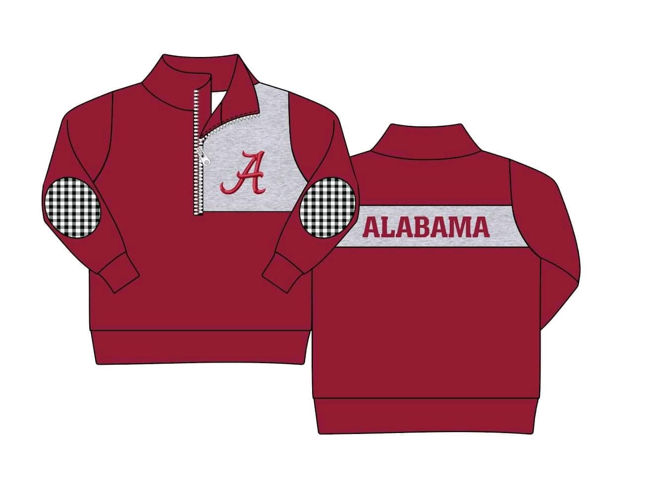 Kids custom team long sleeve pullover