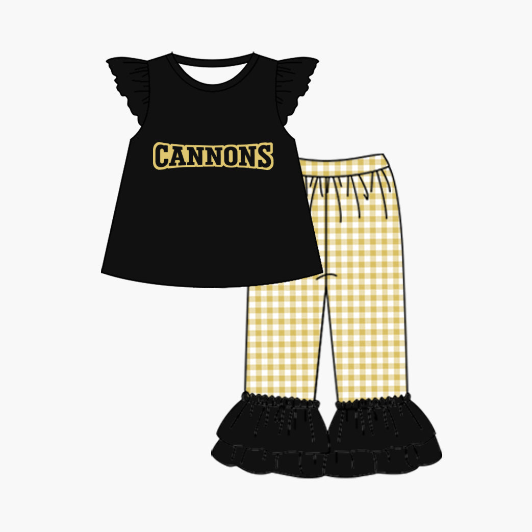 baby girls custom design bell bottoms clothes