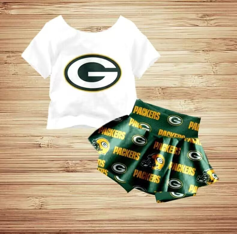baby girl team design outfit.