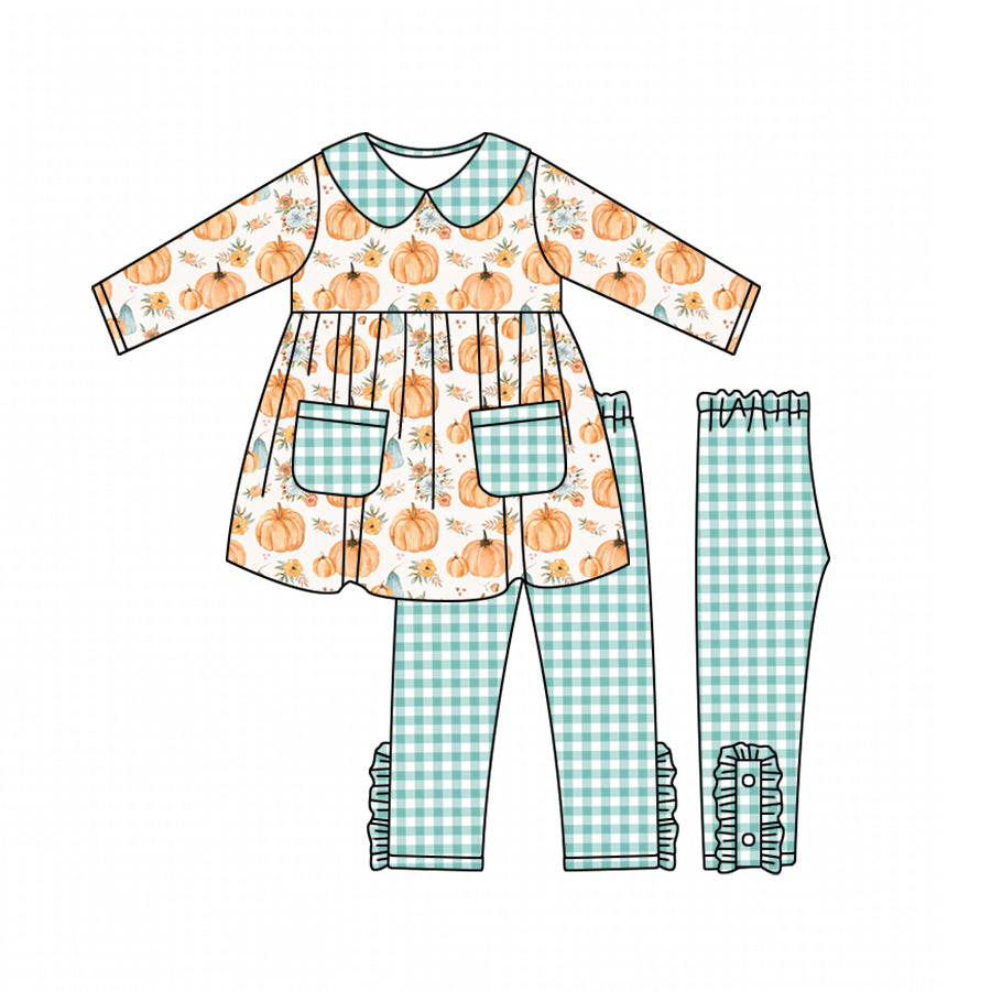 baby girls wholesale fall pumpkin clothes