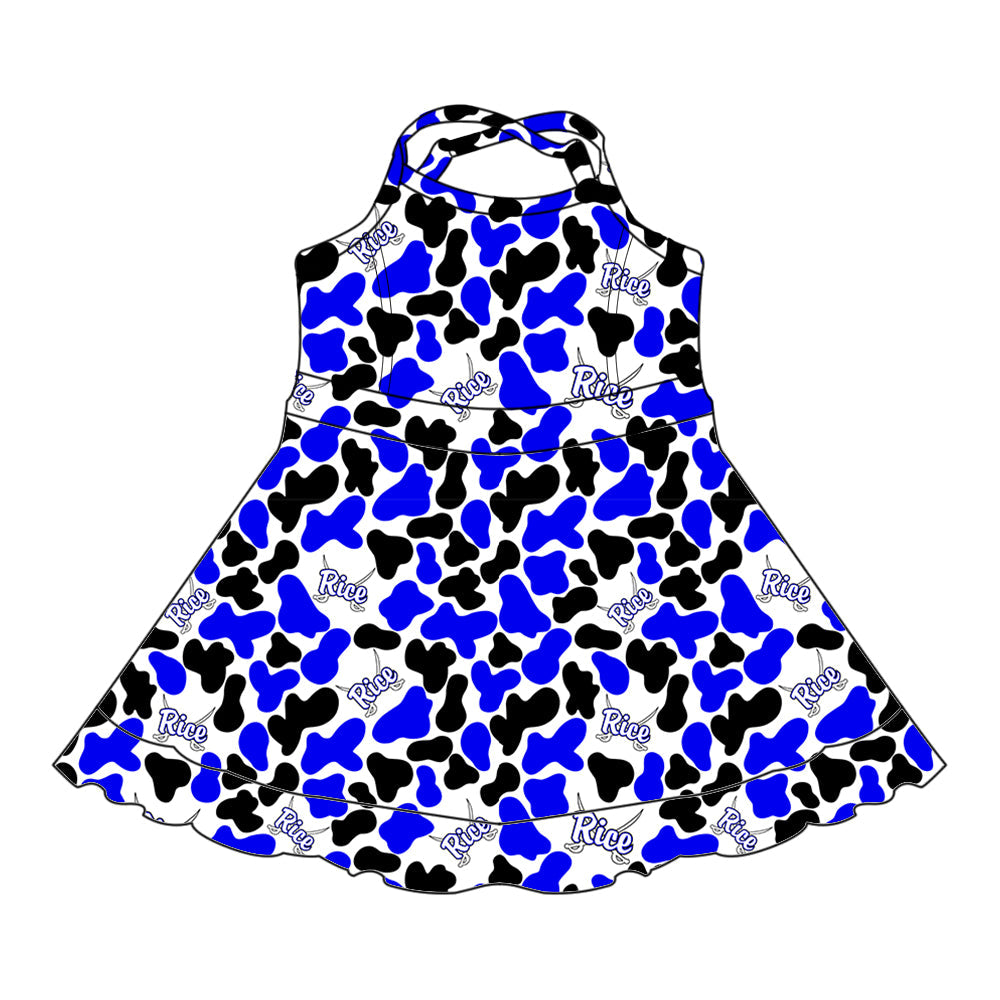 Toddle girls wholesale custom team design dress