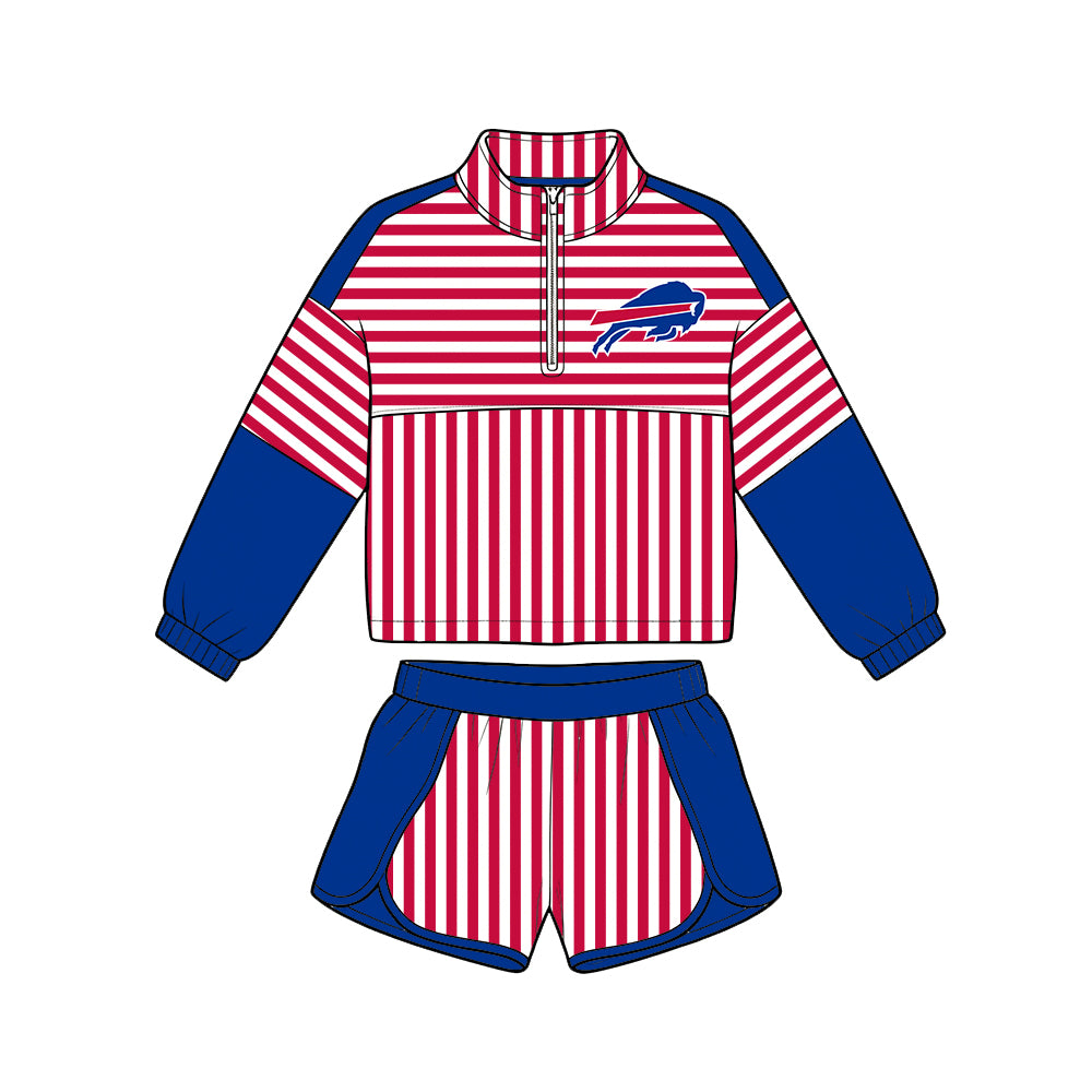 Toddle kids custom team design long sleeve pullover outfit