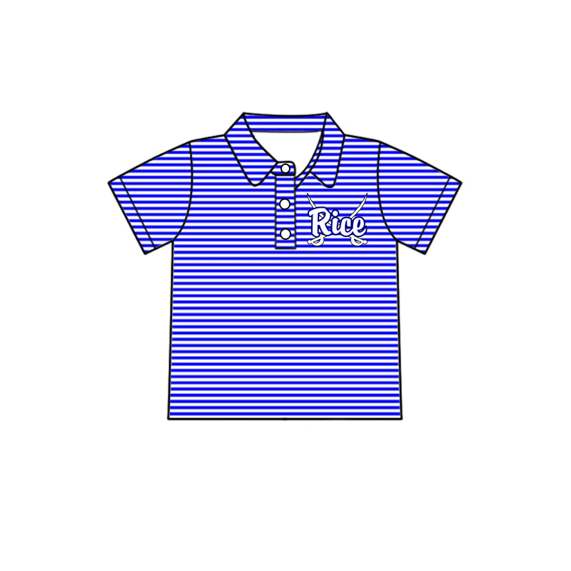 Kids baby short sleeve custom team pullover top