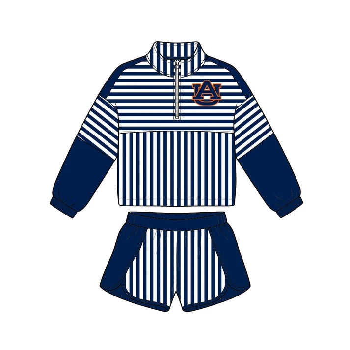 Toddle kids custom team auburn design long sleeve outfit
