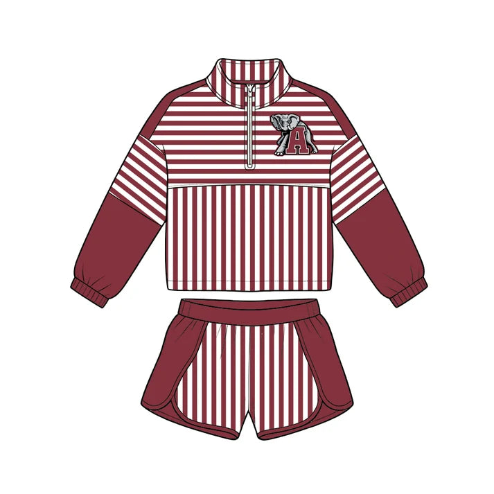 Toddle kids custom alabama team design long sleeve outfit