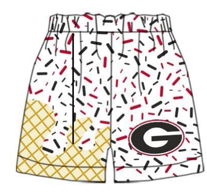 toddle baby boy custom team shorts