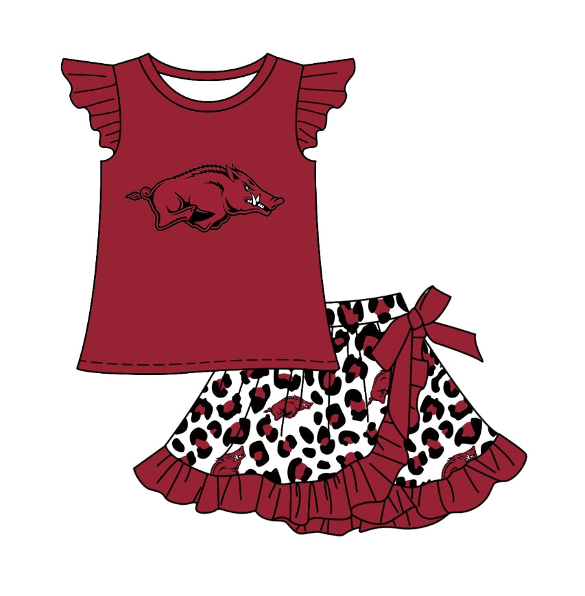 baby girls cheer skirt outfit add liner shorts