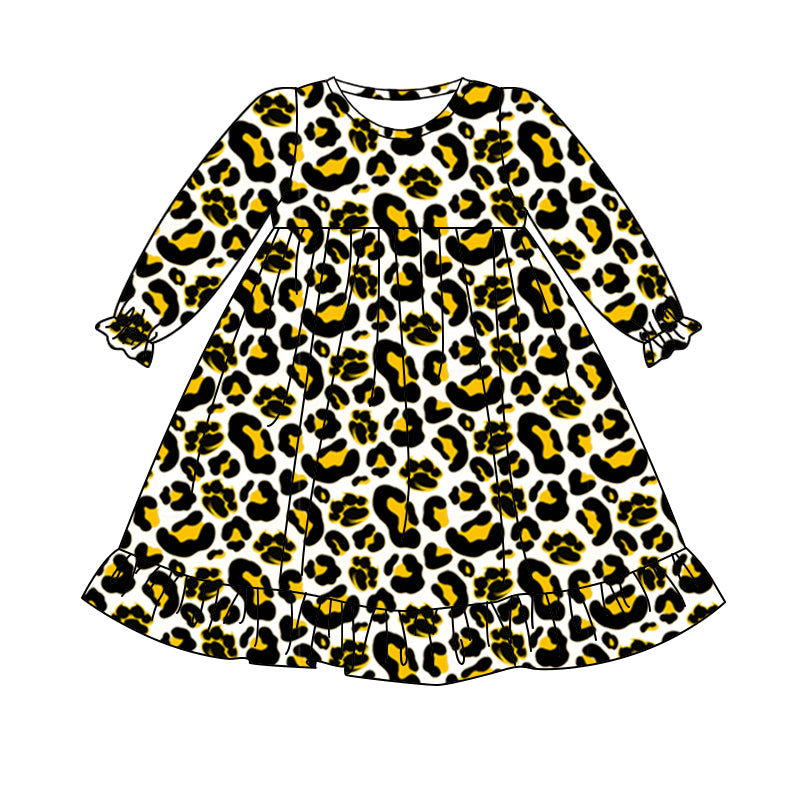 Baby girl long sleeve team dress