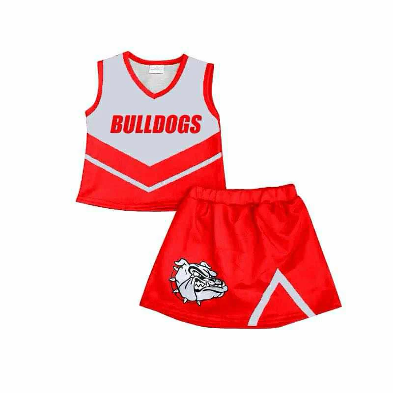 toddle girls cheer team skirt set