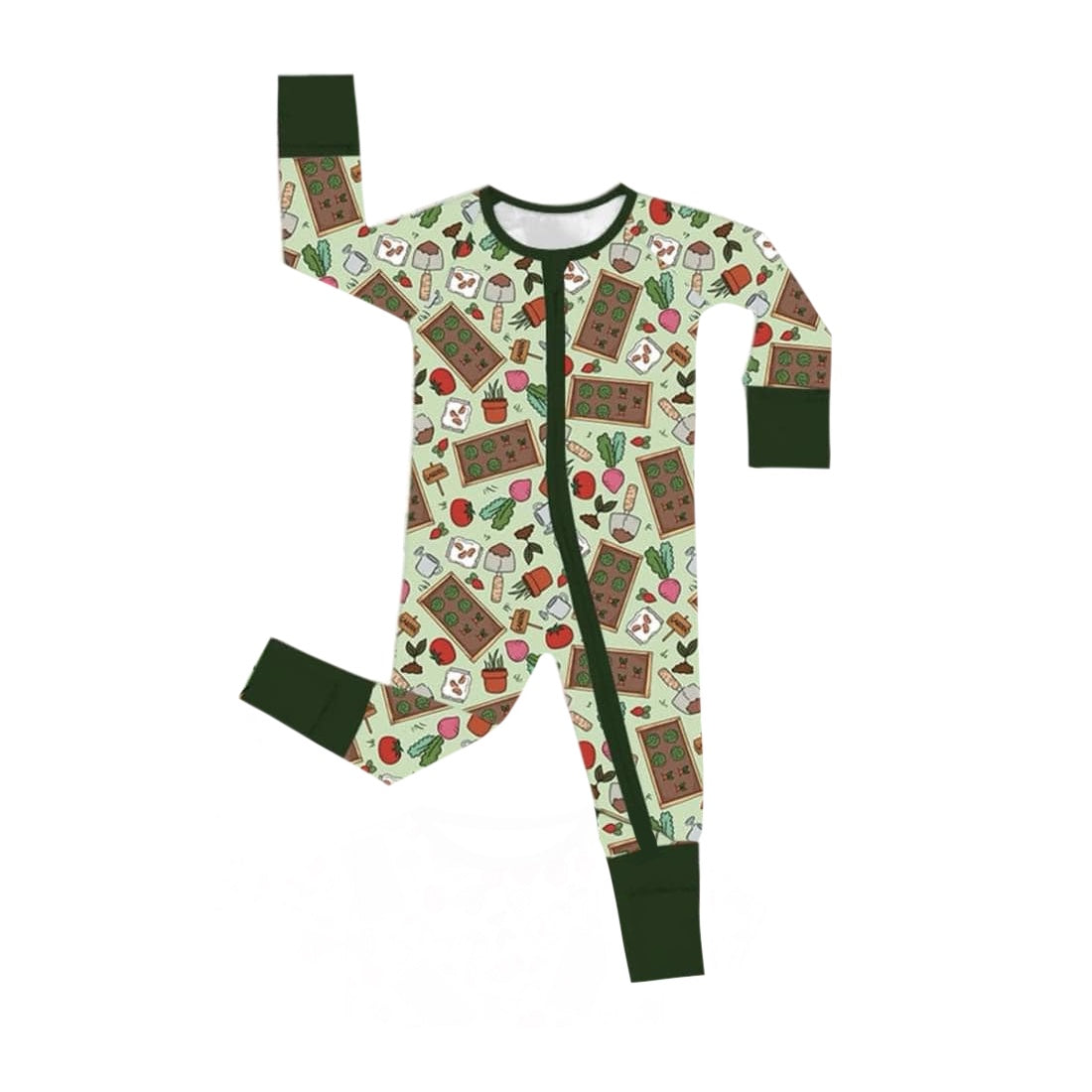 infant baby boy long sleeve zip romper