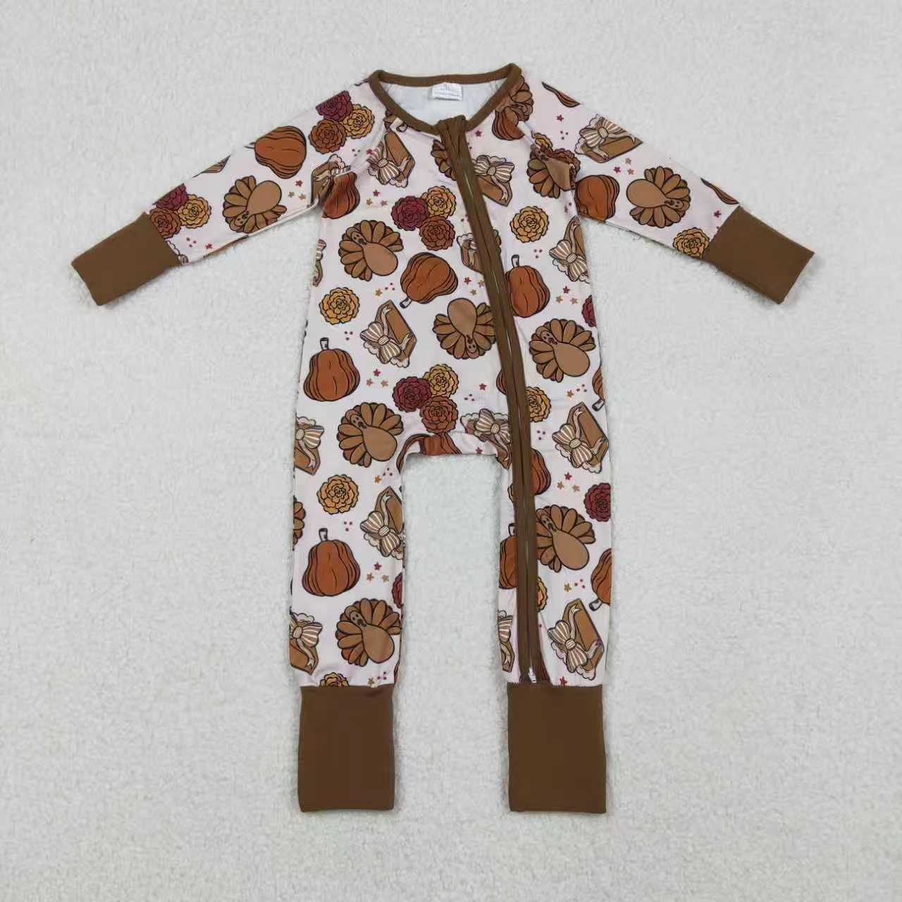 Thanksgiving turkey shirt matching pants pajama set