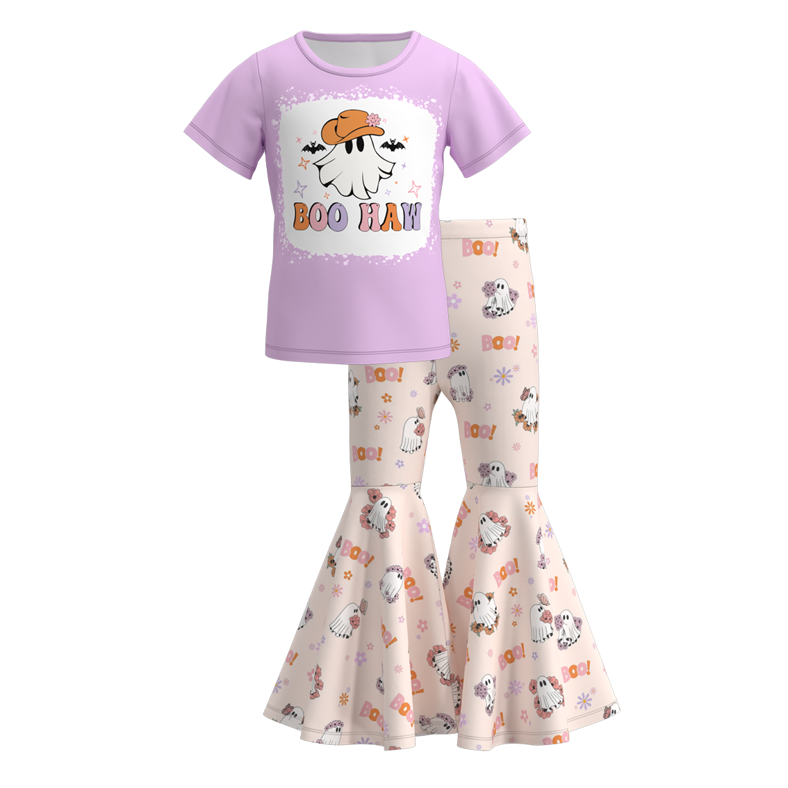 Toddle Girls Halloween Boo Clothes