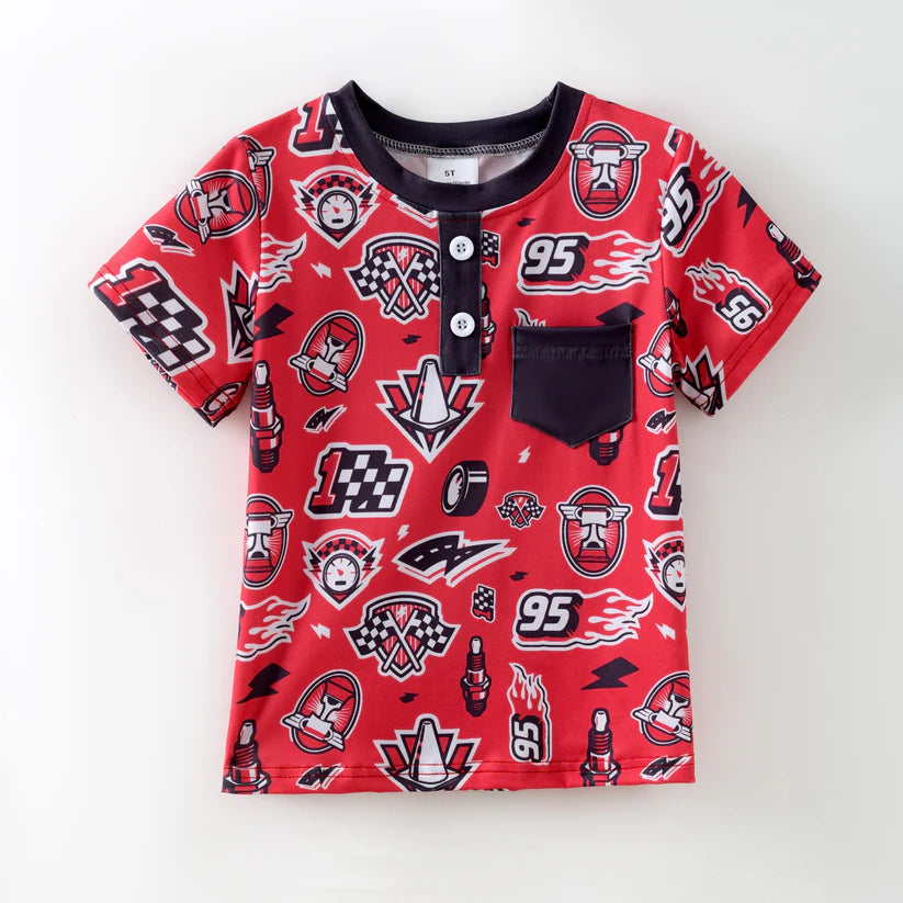 Kids baby custom team short sleeve polo shirt