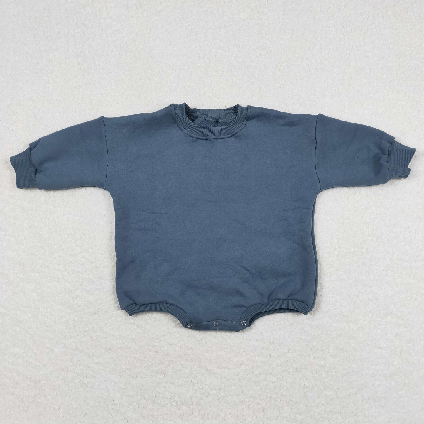 dark blue long sleeve sweater romper