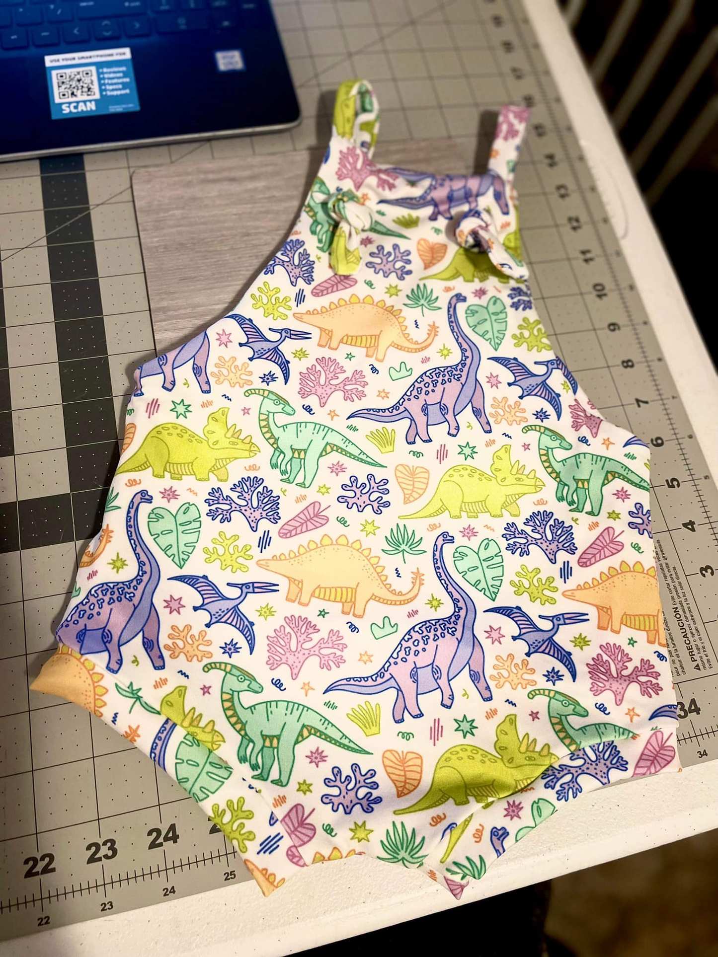 toddle baby dinosaur birthday romper