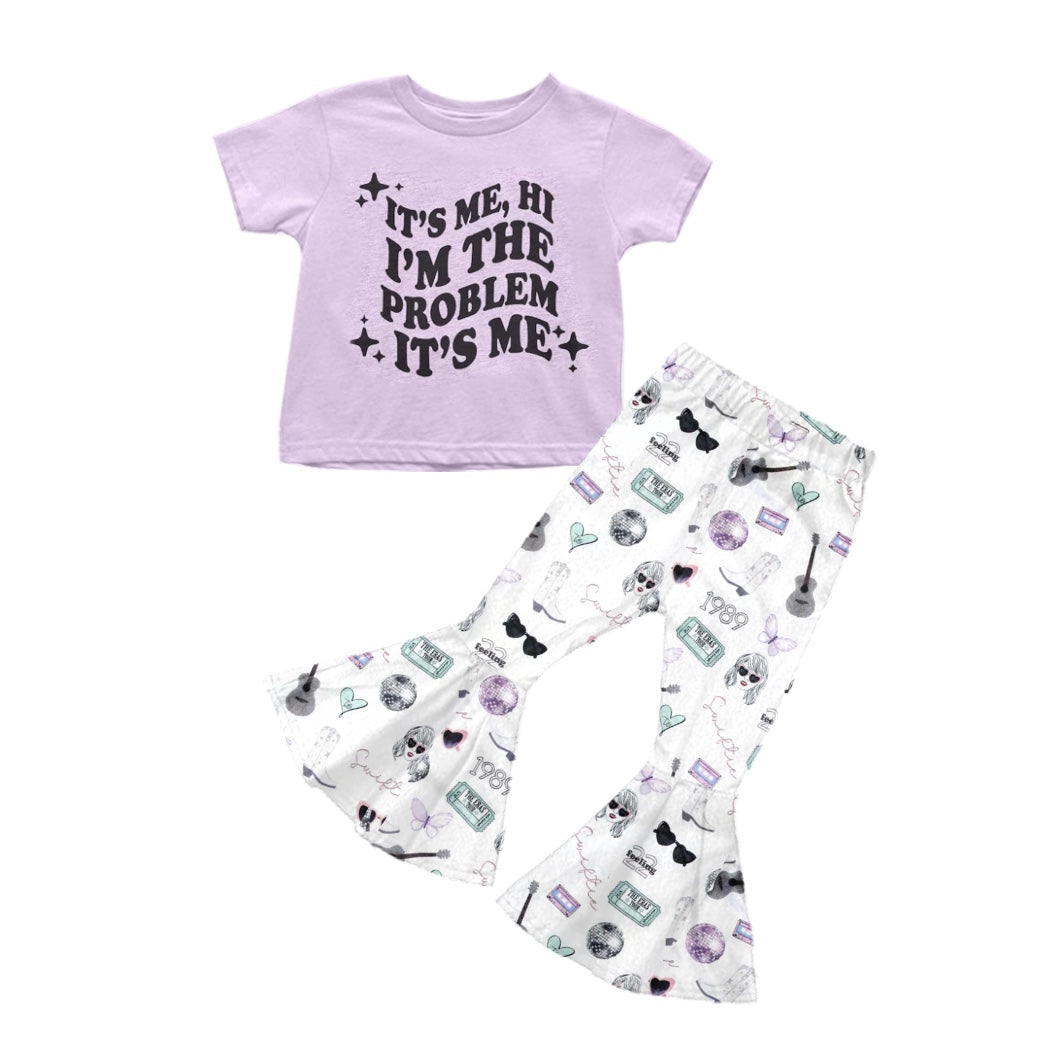 baby girls short sleeve country music singer outfit