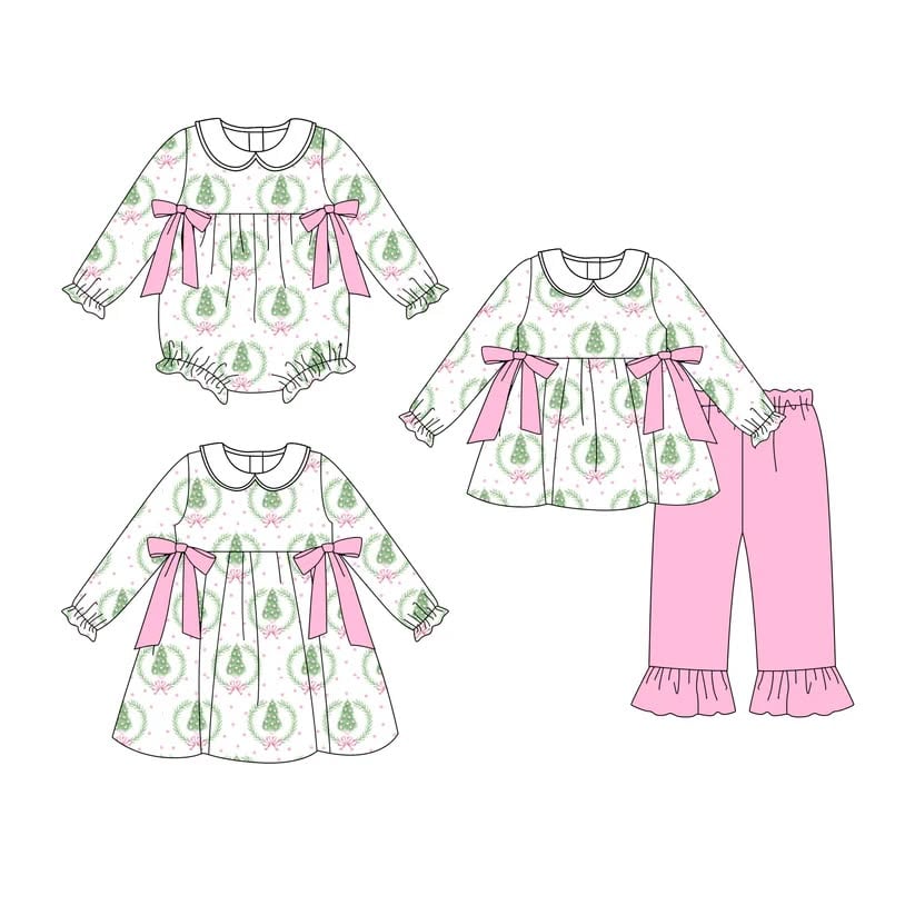 Toddle kids Christmas design matching outfit