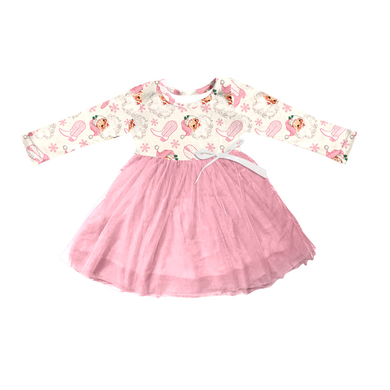 christmas santa claus tulle dress